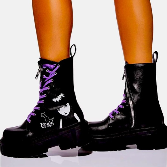 Dolls Kill Shoes Emily The Strange Dolls Kill Platform Boots Poshmark